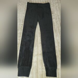 American Eagle Outfitters Soft Velvet Black Pants Women's Size XS